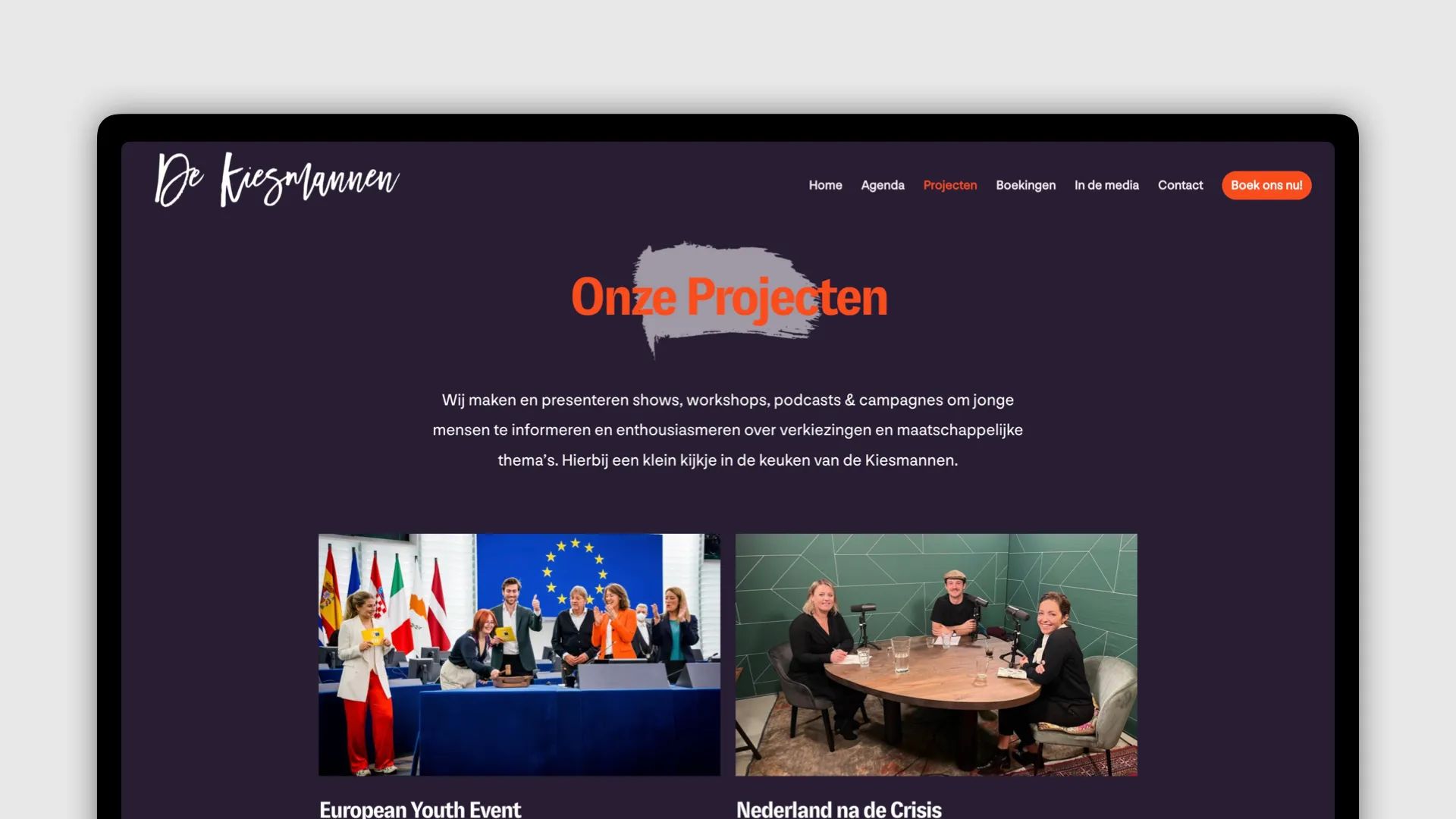 de Kiesmannen: Projects page