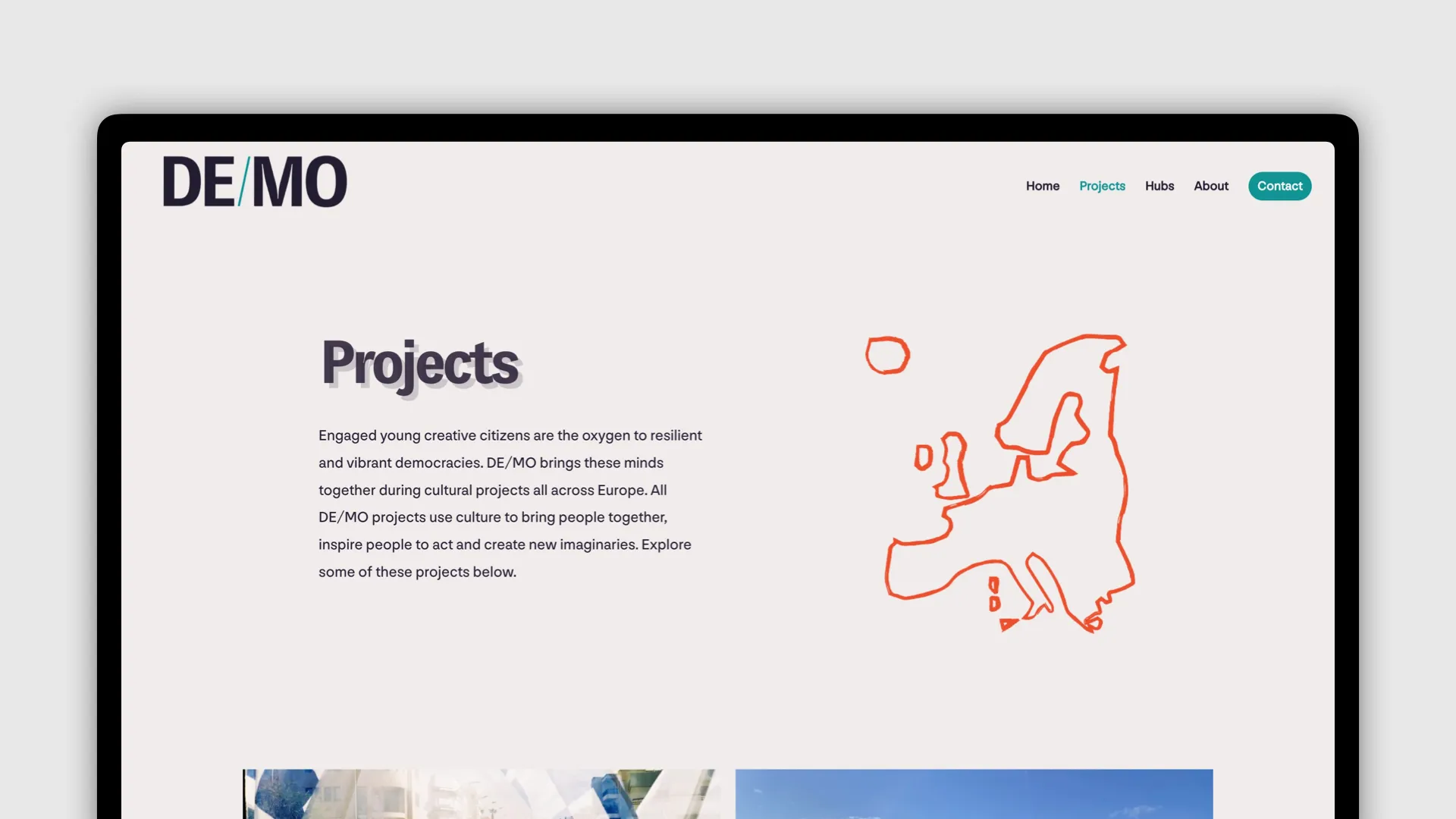 DE/MO: Projects page