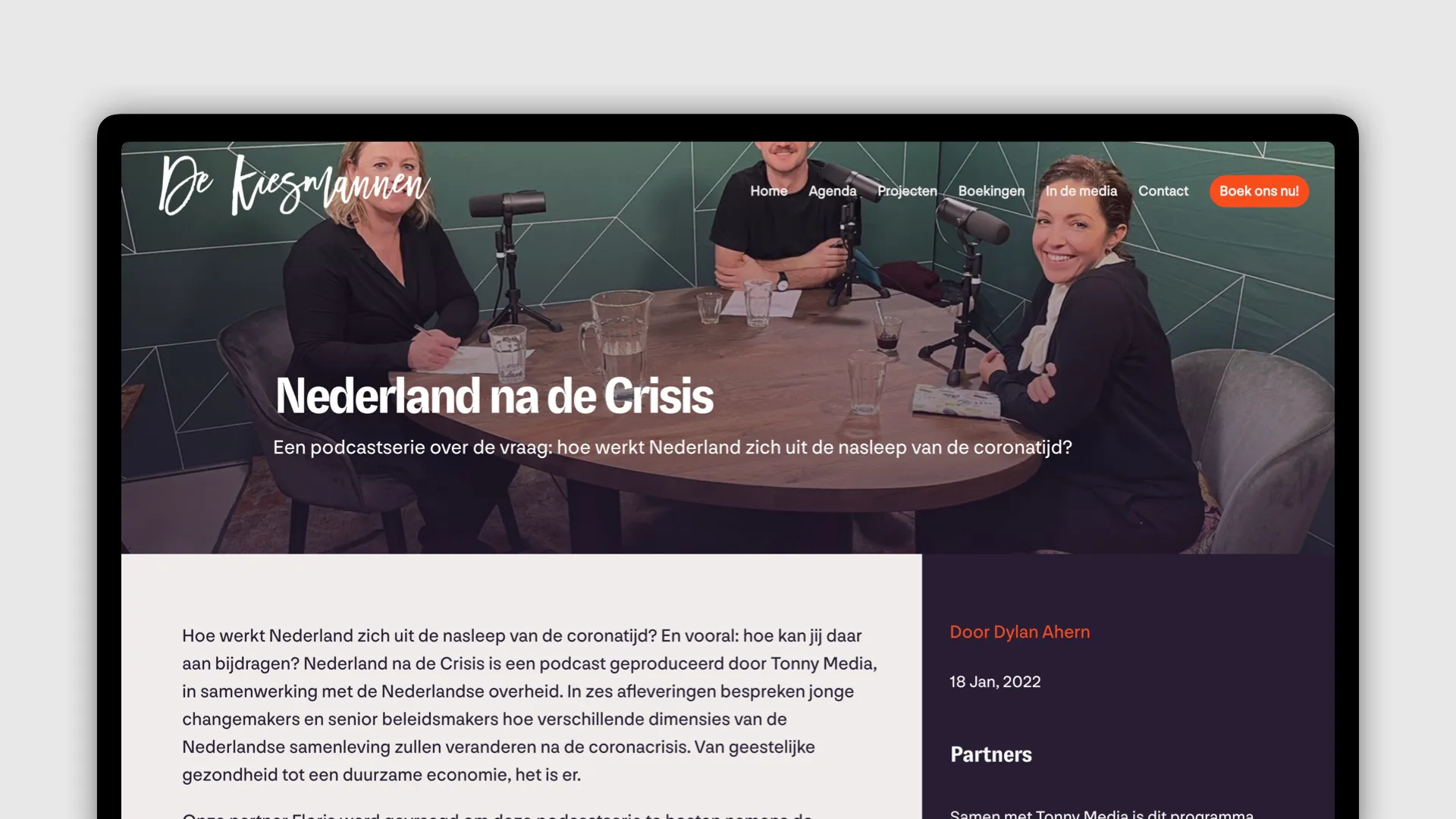 de Kiesmannen: Single project page